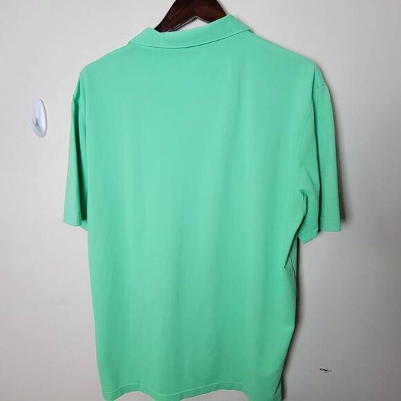 Peter Millar Summer Comfort Golf Polo Lime Green Large - Picture 3 of 3